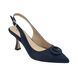 Lotus Slingback Shoes - Navy - ULS459/70 DELFINA KITTEN